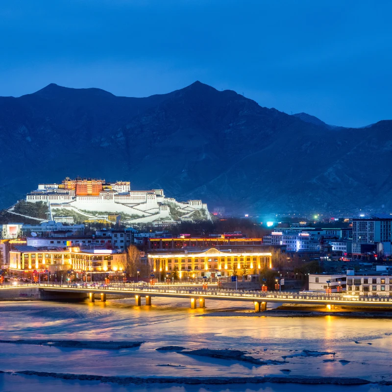 Lhasa Night view